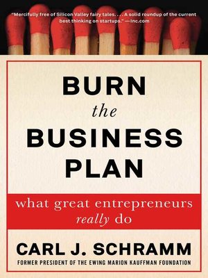 cover image of Burn the Business Plan